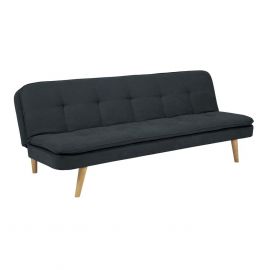 Home4You Orvieto Sofa Bed, 85x195x77cm, Black (AC89987) | Sofa beds | prof.lv Viss Online