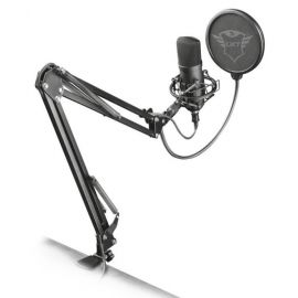 Trust GXT 252+ EMITA Desk Microphone, Black (22400) | Trust | prof.lv Viss Online