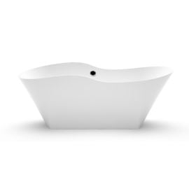 Vanna Vispool Amida Akmens masa 175x78cm Bez pārplūdes Balta (AU95) | Stone mass baths | prof.lv Viss Online