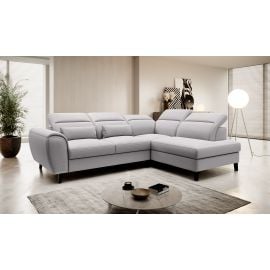 Eltap Noble Gojo Corner Pull-Out Sofa 201x255x100cm, Grey (CO-NOB-RT-04GO) | Sofas | prof.lv Viss Online