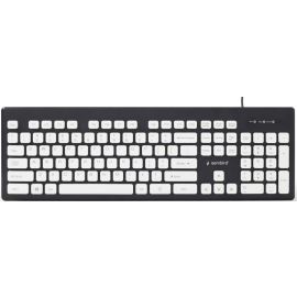 Gembird KB-CH-01 Keyboard US White/Black | Keyboards | prof.lv Viss Online