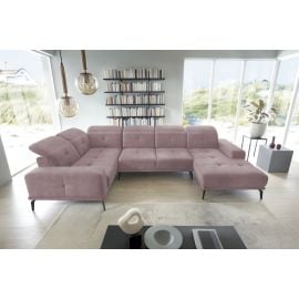 Eltap Neviro Loco Corner Sofa 201x350x77cm, Pink (CO-NEV-LT-24LO) | Sofas | prof.lv Viss Online