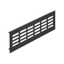 Вентиляционная решетка HAFELE 80 x 500 мм, черная (575.20.524) | Hafele | prof.lv Viss Online