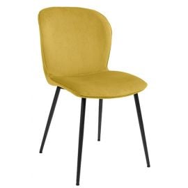 Virtuves Krēsls Black Red White Penk, 58.5x43x82cm, Dzeltens/Melns (MT_ACT/KRZ_PENK-LOYD_CURRY_11) | Virtuves krēsli, ēdamistabas krēsli | prof.lv Viss Online