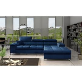 Eltap Ricardo Monolith Corner Pull-Out Sofa 60x280x90cm, Blue (Ric_60) | Upholstered furniture | prof.lv Viss Online