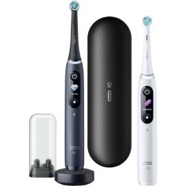 Oral-B iO8 Series Electric Toothbrush White/Black | Electric Toothbrushes | prof.lv Viss Online