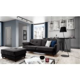 Eltap Bellis Loco Retractable Sofa 90x220x83cm Dark Grey (SO-BEL-05LO) | Beds | prof.lv Viss Online