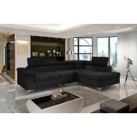 Eltap Eridano Sawana Corner Pull-Out Sofa 202x275x90cm, Black (ERI_14) | Sofas | prof.lv Viss Online