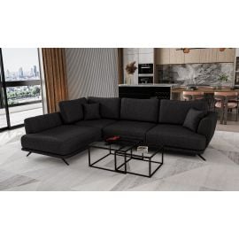 Eltap Larde Vero Corner Pull-Out Sofa 191x276x90cm, Black (CO-LAR-LT-10VER) | Sofas | prof.lv Viss Online