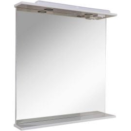 Aqua Rodos Asso 80 Bathroom Mirror 87x81cm White (195849) | Bathroom furniture | prof.lv Viss Online
