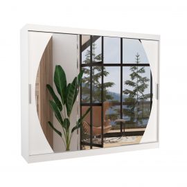 Шкаф ADRK CAMBE с зеркалом 250x215 см | Шкафы для одежды | prof.lv Viss Online
