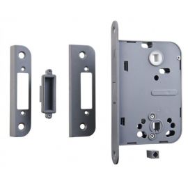 Valnes Door Lock with Strike Plate Magnet, Grey (VAL2014MAGNET) | Door locks | prof.lv Viss Online