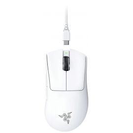 Razer DeathAdder V3 Pro Игровая беспроводная мышь Bluetooth белая (RZ01-04630200-R3G1) | Компьютерные мыши | prof.lv Viss Online