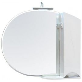 Spoguļskapītis Aqua Rodos Glorija ZGLP95 R 95cm Balts, labais (195658)