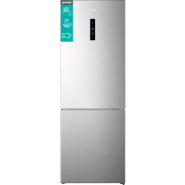 Ledusskapis ar saldētavu Gorenje NRK720EAXL4, Pelēks