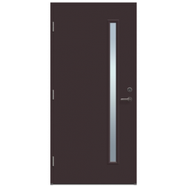 Двери Viljandi Tiina 1R VU-T1 наружные, коричневые, 888x2080мм, левые (510184) | Наружная дверь | prof.lv Viss Online
