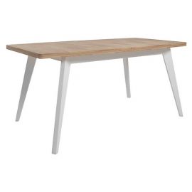 Black Red White Alameda Extendable Table 160x90cm, Oak/White | Kitchen tables | prof.lv Viss Online
