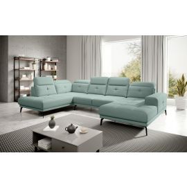 Eltap Bretan Poco Corner Sofa 205x350x107cm, Blue (CO-BRE-LT-100PO) | Corner couches | prof.lv Viss Online