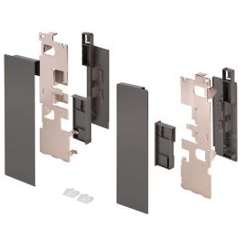 Blum Legrabox Front Panel Holders C with Design Element, Grey (ZI7.2CS0 OG-M) | Blum | prof.lv Viss Online