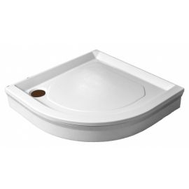 Shower Panel P7043 R500 80x80cm, White (PT-7043) | Shower pads | prof.lv Viss Online