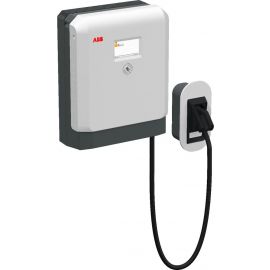 ABB Terra DC Wallbox Electric Vehicle Charging Station, Cable, 24kW, 7m, Grey (TWB CE 24 C 7-7M-0-0) | Electric car charging stations | prof.lv Viss Online