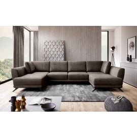 Eltap Larco Cloud Corner Pull-Out Sofa 191x362x90cm, Brown (CO-LA-22NU) | Living room furniture | prof.lv Viss Online