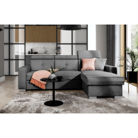 Eltap Fresia Cloud Corner Pull-Out Sofa 176x247x104cm, Grey (CO-FR-RT-04NU) | Living room furniture | prof.lv Viss Online