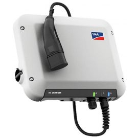 SMA EV Charger 7.4 / 22 Electric Vehicle Charging Station, Type 2 Cable, 22kW, 5m, White (EVC22-3AC-10) | Electric car charging stations | prof.lv Viss Online