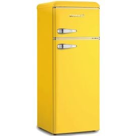 Snaige Retro FR24SM-PRDH0E Fridge with Freezer Yellow | Snaige | prof.lv Viss Online