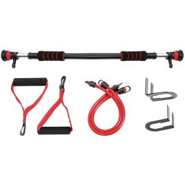 Pievilkšanās Stienis Insportline Double Lift Black/Red (3378) | Pievilkšanās stieņi | prof.lv Viss Online