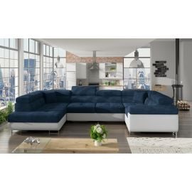 Eltap Letto Kronos/Soft Corner Pull-Out Sofa 58x340x90cm, Blue (Le_42) | Corner couches | prof.lv Viss Online