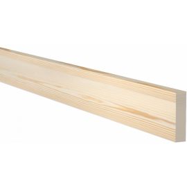 Hoovel List Pine Skirting Board, 10x40mm, 2.4m (NE1040MA24E) | Wooden skirting | prof.lv Viss Online