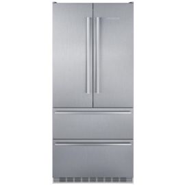 Liebherr CBNes 6256 PremiumPlus Side-by-Side Refrigerator Silver | Divdurvju, Side by Side ledusskapji | prof.lv Viss Online
