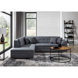 Eltap Pieretta Soro Corner Pull-Out Sofa 58x260x80cm, Grey (Prt_48) | Corner couches | prof.lv Viss Online