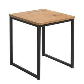 Черно-красно-белый журнальный столик Aroz 40x40x40 см | Мебель для гостиной | prof.lv Viss Online