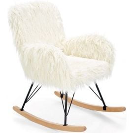 Halmar Austin Lounge Chair White | Rocking chairs | prof.lv Viss Online