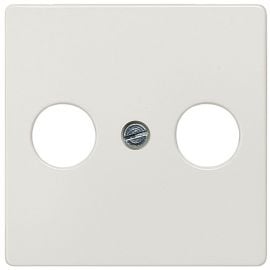 Siemens Delta I-System RF/TV Outlet Low Voltage Frame, White (5TG2561) | Electrical outlets & switches | prof.lv Viss Online