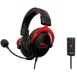HyperX Cloud II Headset Black/Red (4P5K4AA) | Audio equipment | prof.lv Viss Online
