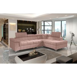 Eltap Eridano Omega Corner Pull-Out Sofa 202x275x90cm, Pink (ERI_05) | Living room furniture | prof.lv Viss Online