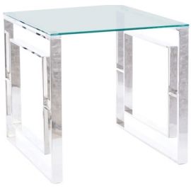 Стеклянный столик Signal Allure B, 55 см, прозрачный | Деревянные столы | prof.lv Viss Online