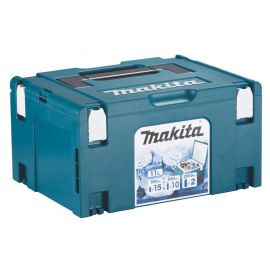 Makita MakPac Nr.3 Коробка для инструментов высокая 11 л, синяя (198254-2) | Холодильные ящики | prof.lv Viss Online