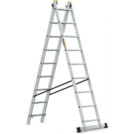 Drabest 2x9PROT Folding Ladder 379cm | Ladders, mobile towers | prof.lv Viss Online