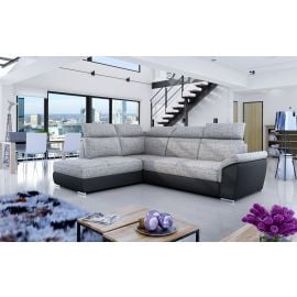 Eltap Loreto Berlin/Soft Corner Pull-Out Sofa 60x260x102cm, Grey (Lor_42) | Corner couches | prof.lv Viss Online