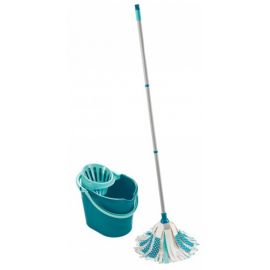 Leifheit Power Mop 3in1 Floor Wiper Set 29cm Grey, Green (1052106) | Floor Mats and Brushes | prof.lv Viss Online