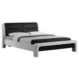 Halmar Cassandra Single Bed 120x200cm, Without Mattress, White/Black | Single beds | prof.lv Viss Online