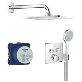 Grohe Grohterm SmartControl 34742000 Shower System with Thermostat Chrome | Shower systems | prof.lv Viss Online