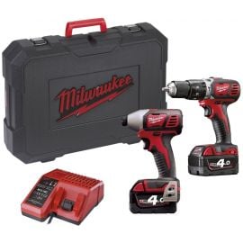 Milwaukee M18 BPP2C-402C Tool Kit 18V, 2x5Ah (4933443552) | Tool sets | prof.lv Viss Online