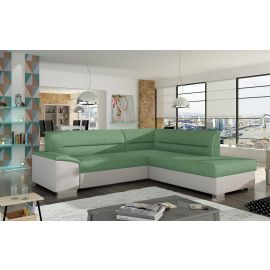 Eltap Verso Soro/Soft Corner Pull-Out Sofa 63x266x83cm, Green (V20) | Corner couches | prof.lv Viss Online