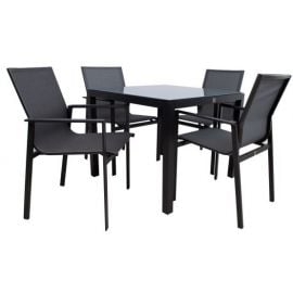 Home4You Amalfi Garden Furniture Set Dark Grey | Outdoor furniture sets | prof.lv Viss Online