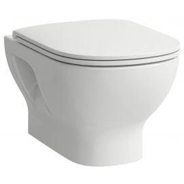 Laufen Lua Basic Rimless Wall-Hung Toilet Bowl with Seat, White (H8660810000001) | Hanging pots | prof.lv Viss Online